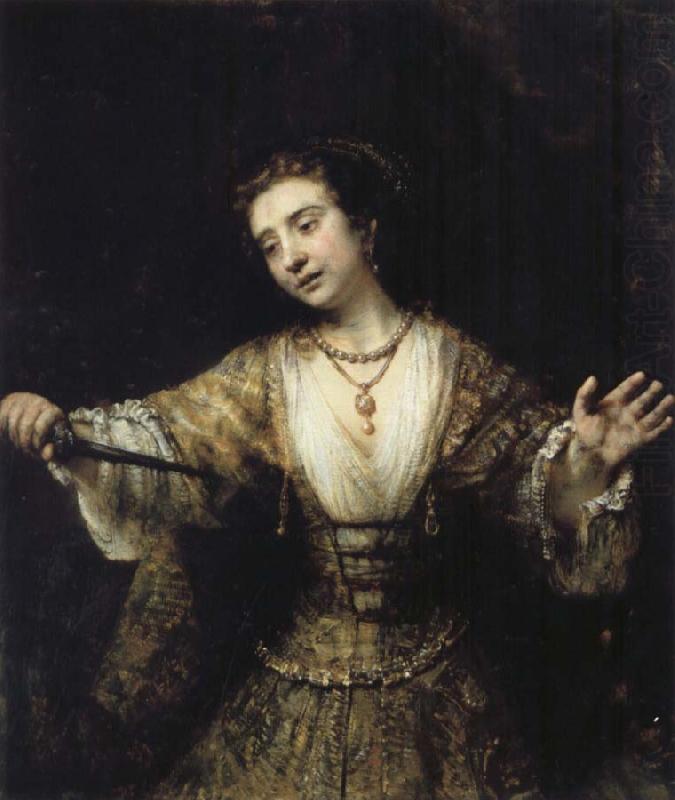 Lucretia, REMBRANDT Harmenszoon van Rijn